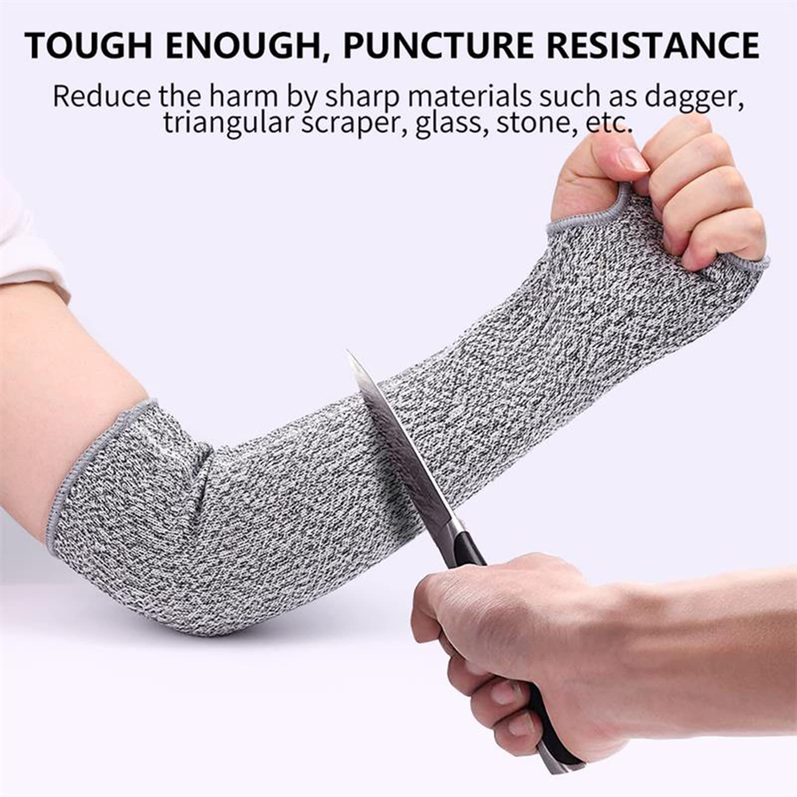 Parabraccia Antitaglio Livello 5 - Protezione Avanzata Senza PFAS, Giallo 18 Pollici - Foto 9