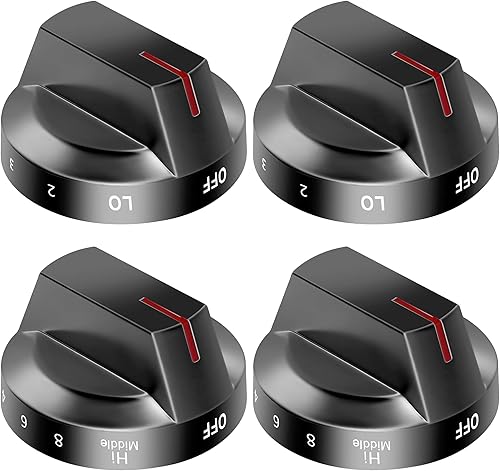 Miniatura 8 de AMI Parts DG94-03500A/Z Perilla de estufa de repuesto para Samsung y DG94-04167 DG94-03500U Perillas de estufa de gas - Modelos NX60T8111SS