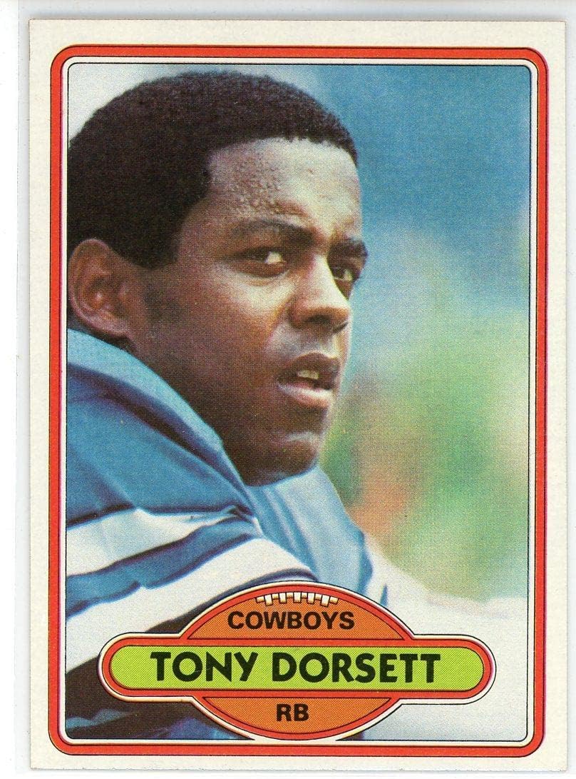 Tony Dorsett 1980 Topps Card #330 - Unsigned Football Cards