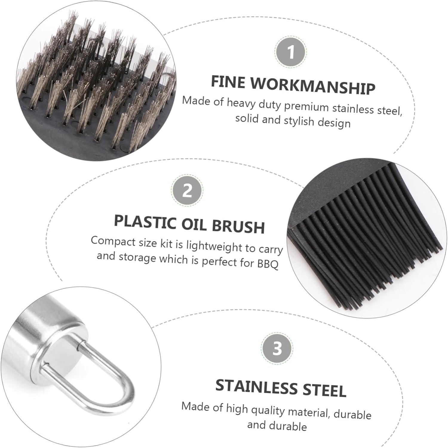 DOITOOL Portable Outdoor BBQ Tools Set Stainless Steel Grill Utensils with Aluminum Case for Camping Picnics Barbecue Cooking Accessories