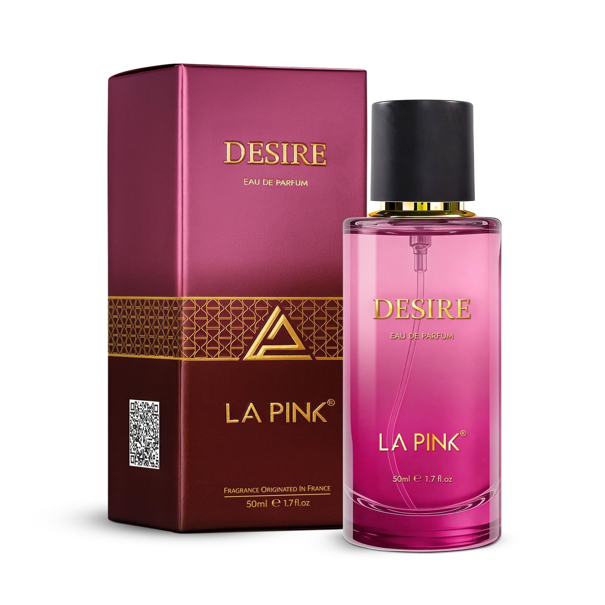 LA PINK Desire Unisex Eau de Parfum | Playful Flirty Fragrance with Lemon, Lavender, Ginger, Amberwood & Tonka Bean | Long Lasting Perfume for Man & Woman | 50ml-image-46