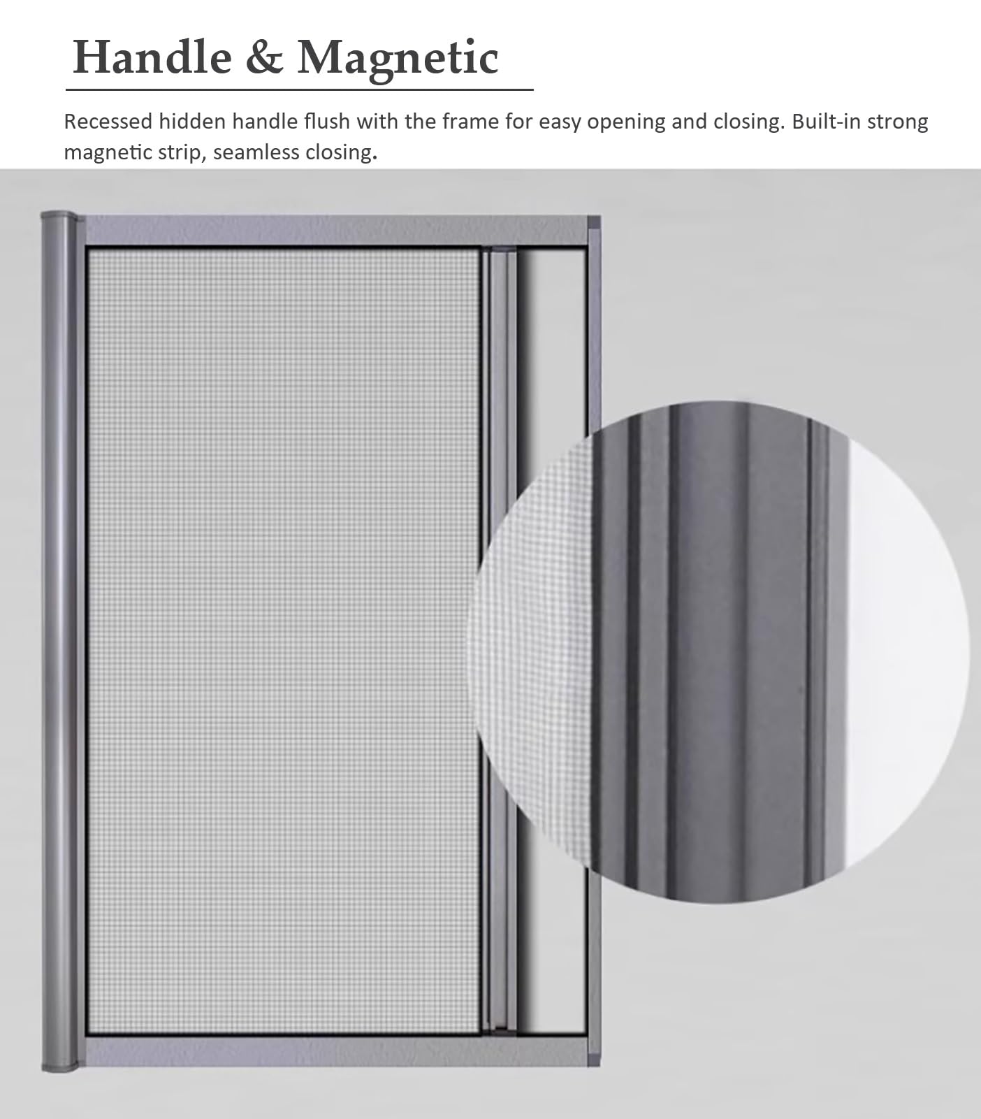 Amazon.com: Jievmrs Accordion Door Invisible Mesh Screen Sliding