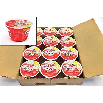 Yoplait Greek Blended Vanilla Yogurt, 5.3 Ounce -- 12 per case.