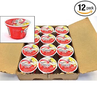 Yoplait Greek Blended Vanilla Yogurt, 5.3 Ounce -- 12 per case.
