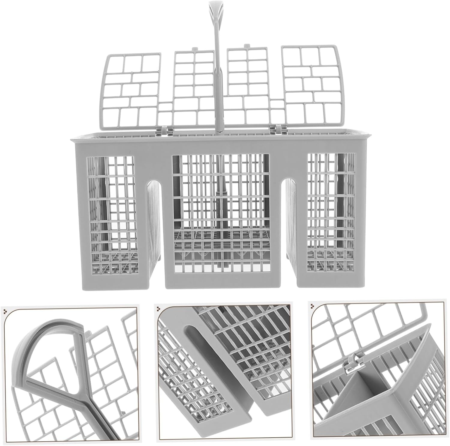 Multi-functional Dishwasher Cutlery Basket Compatible Dishwashers Efficient Utensil Organizer for Forks Spoons and Chopsticks Optimizes Space and Drainage Kitchen