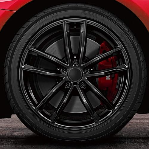 Miniatura 4 de Skino Eu 0.157 x 2.362 in negro ABS coche aleación rueda centro universal llantas cubo centro tapas auto tuning logo emblema CX 0