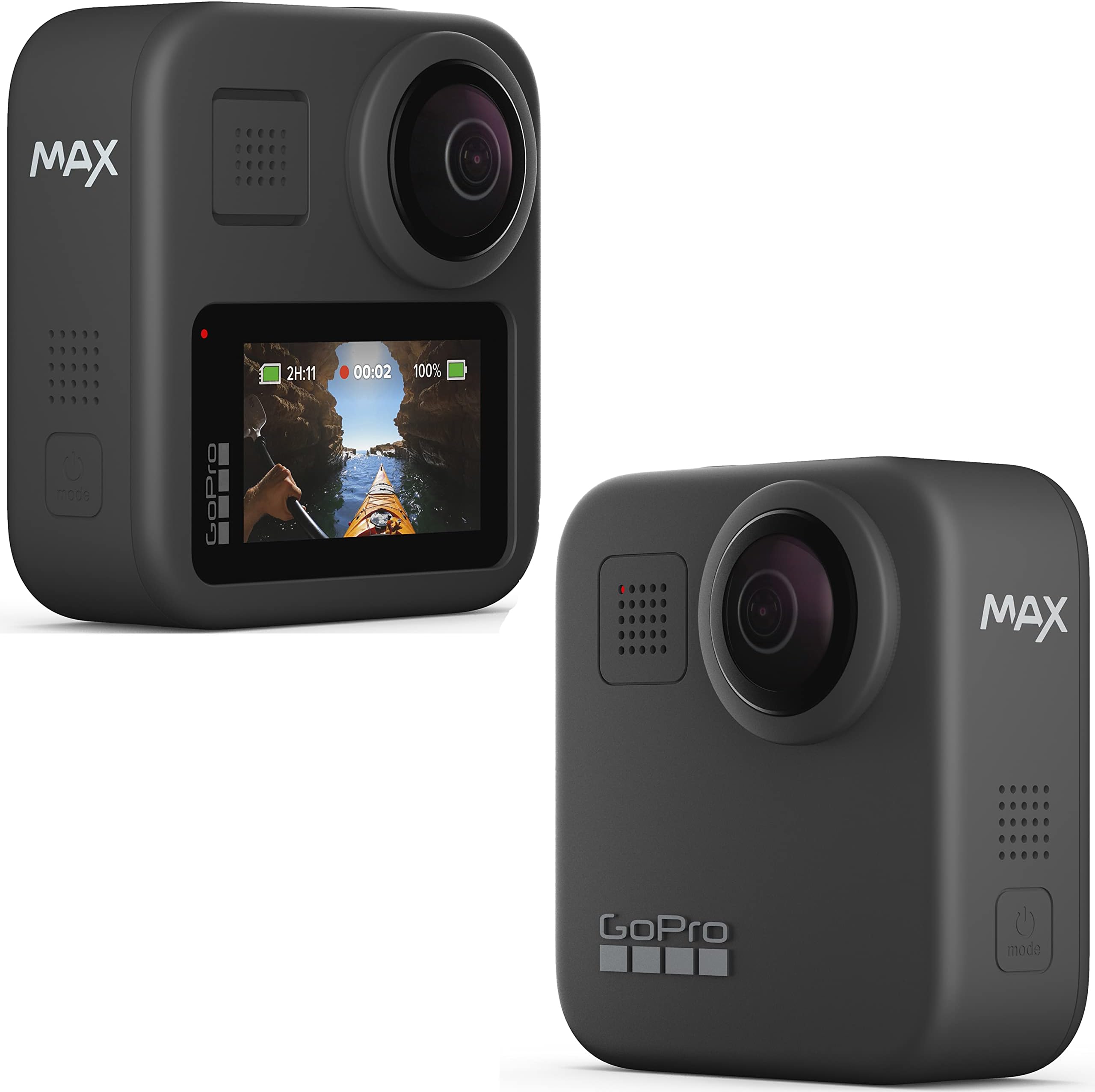 GoPro MAX — E-Commerce Packaging - Waterproof 360 + Traditional Camera with Touch Screen Spherical 5.6K30 HD Video 16.6MP 360 Photos 1080p Live Streaming Stabilization