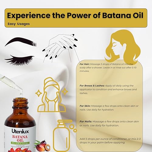 Miniatura 9 de Aceite de botana 100% puro para el crecimiento del cabello, aceite de Ojon orgánico Dr. Sebi para el crecimiento del cabello, prensado en frío,