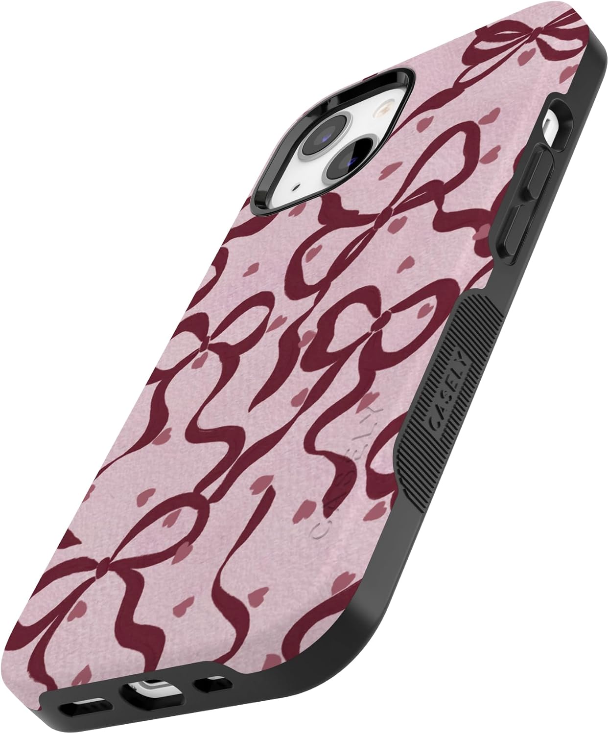 Casely iPhone 13 Mini Case | Coquette Crush | Bows | Bold Protective Design | MagSafe Compatible Design