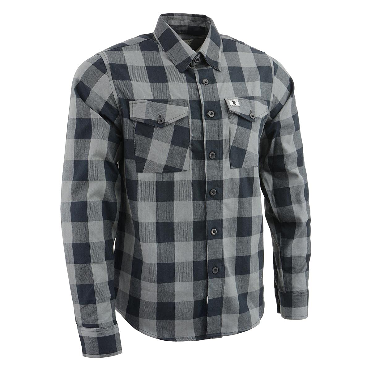 Men’s Classic Long Sleeve Plaid Flannel Shirt - 100% Cotton Button-Down Casual Wear
