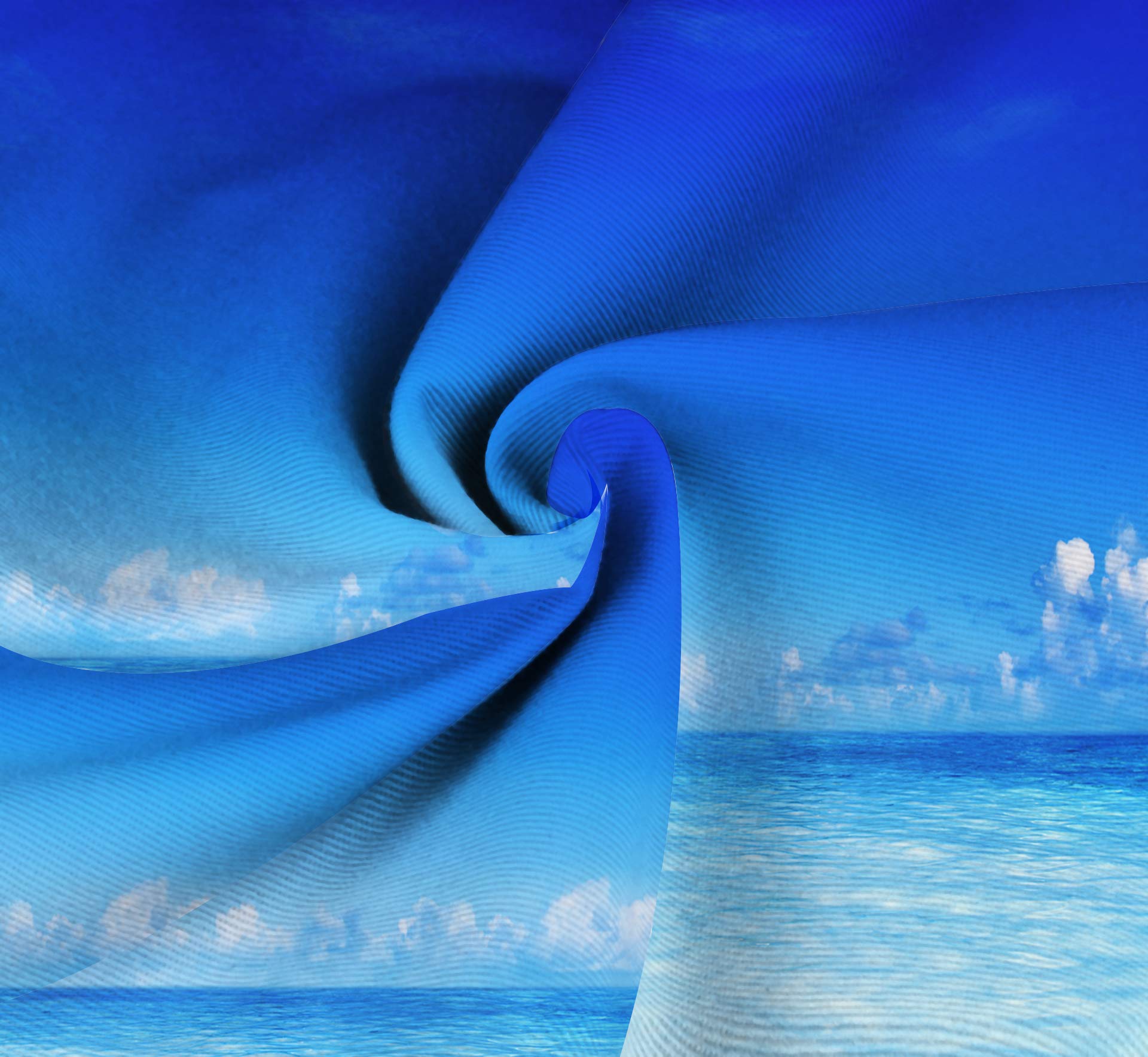 Amazon｜WOTAKA 布団カバー シングル (150 x 210cm) 海の風景深海