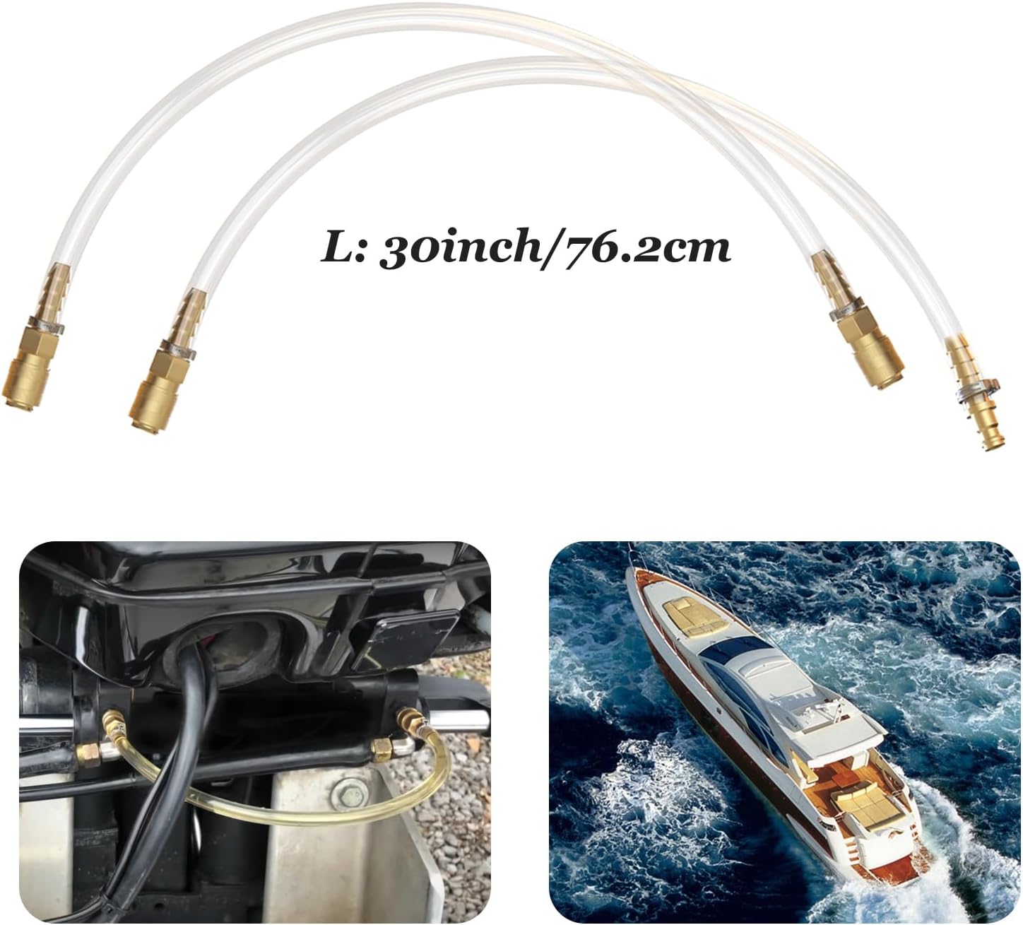 Seastar Hydraulic Steering Bleed kit for Sea Star Hydraulic Steering Fluid (Bleeding + Filling Hose + Extended Hose)