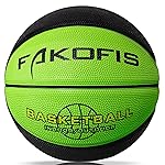 FAKOFIS Toddler Kids Basketball Size 3(22) Mini Basketball for Boys Girls Age 1 2 3 4 5 6,PU Rubber Indoor Outdoor Basket Balls for Training Shoot and Dribble (Best Gift)