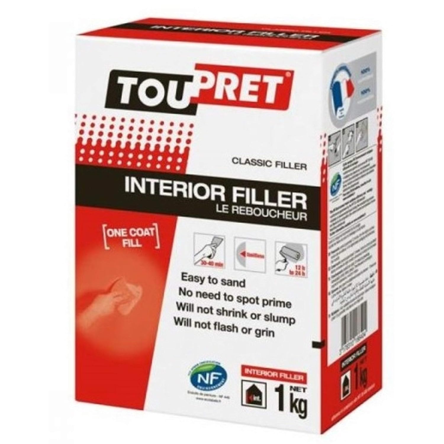 TOUPRET Interior Filler - Le Reboucheur - 86404-1KG