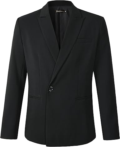 Beninos Mens Sport Coat Casual Blazer Peak Lapel Business Suit Jacket