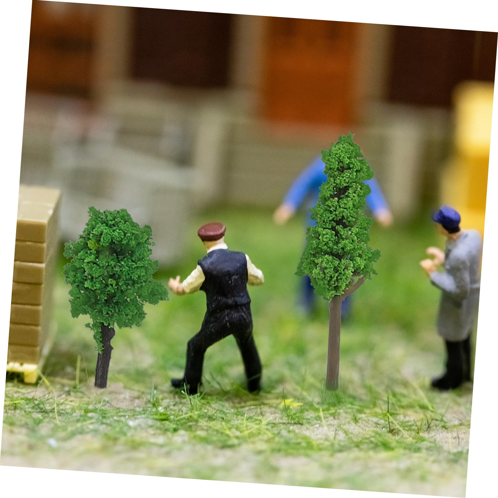 TEHAUX 180piezas Mini Árboles Decorativos De Plástico para Maquetas y Paisajismo Modelos De Árboles Miniatura para Decoración De Altura para Escenarios De Paisaje y