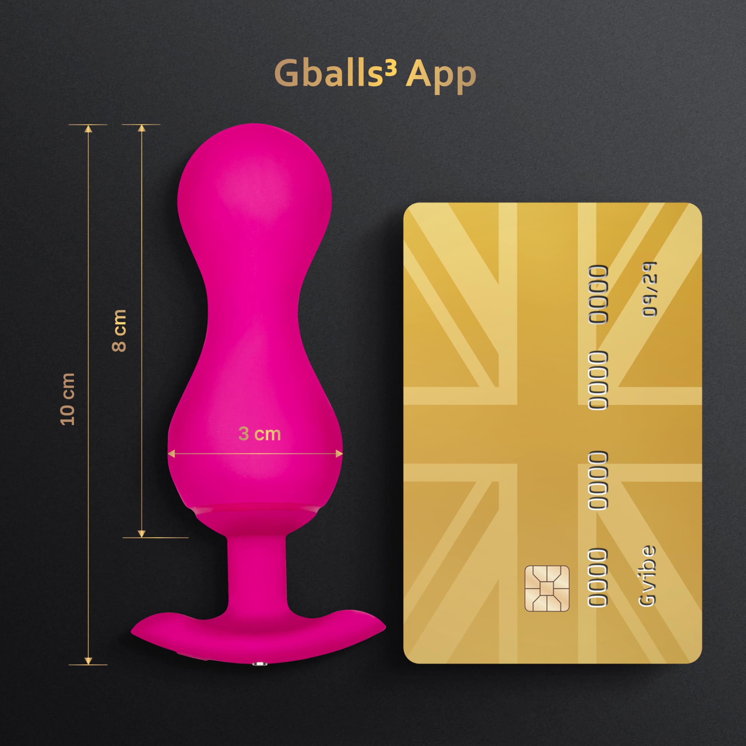 GVIBE GBALLS 3 APP REMOTE CONTROL KEGEL BALLS