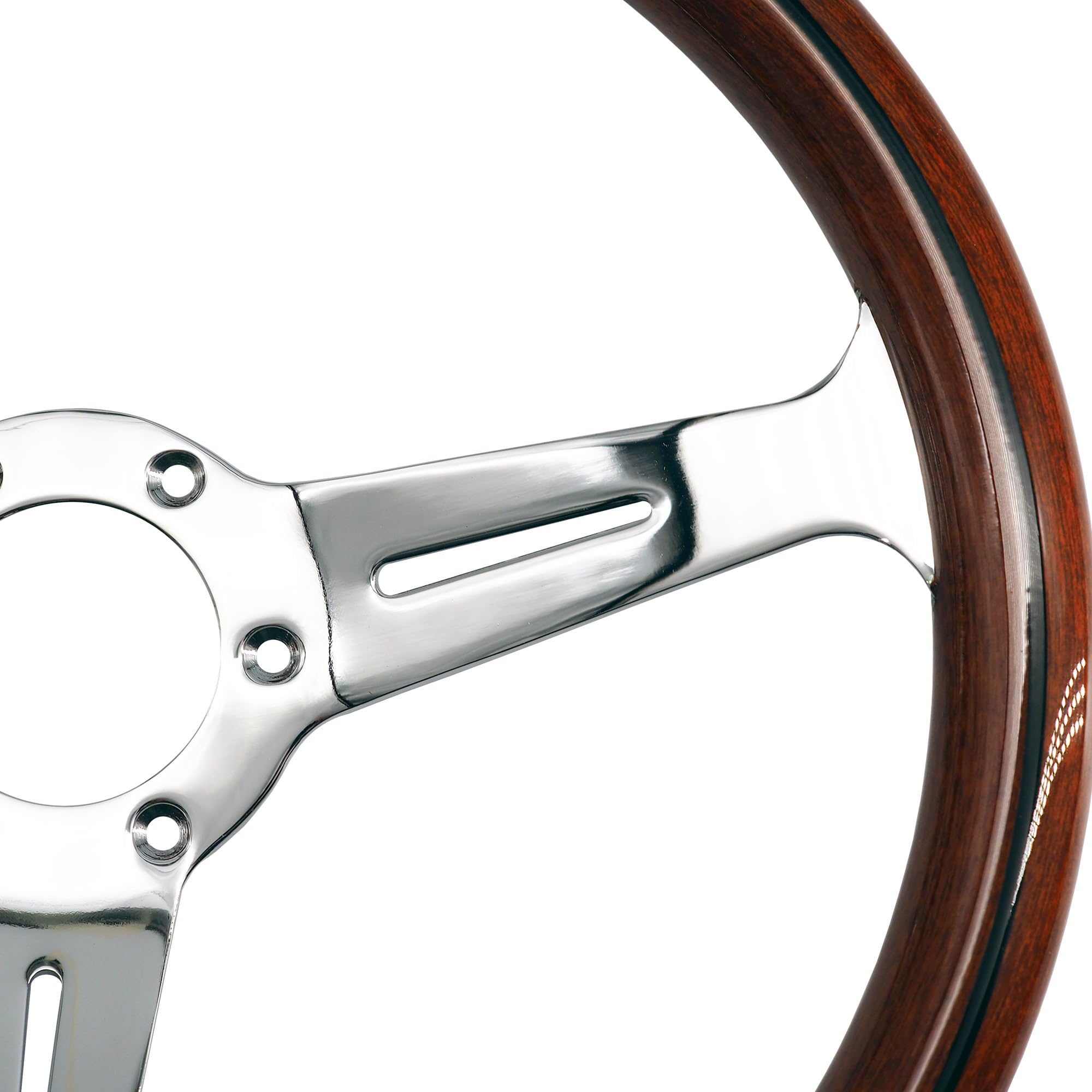 Simoni Racing Universal Lenkrad Resia - Holz - Durchmesser 350mm - Nardi-Typ Halterung