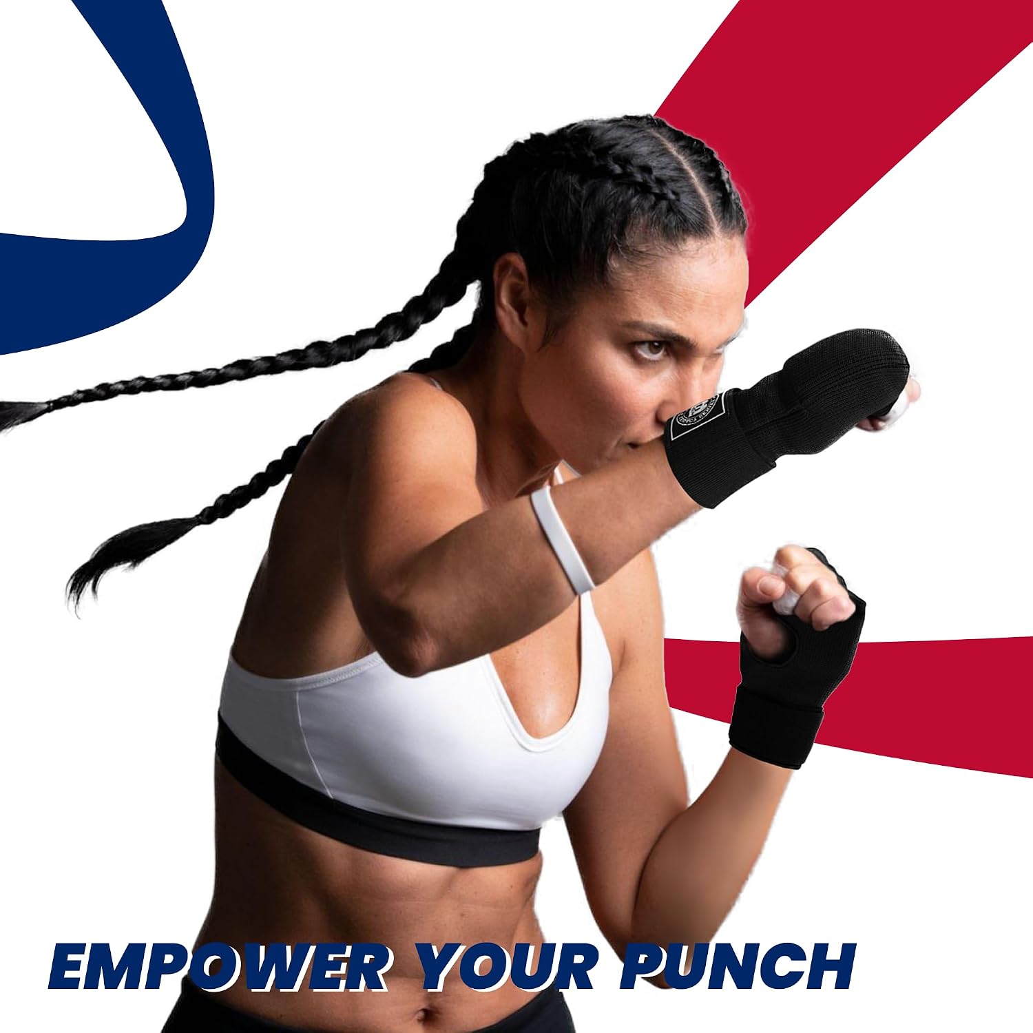 Bout3® Gel Boxing Handwraps for Men & Women - Inner Gloves with Gel Padding for Wrist Support, Comfort, 80cm Long Straps, Impact Protection - Ideal for Boxing, MMA, Kickboxing, Training