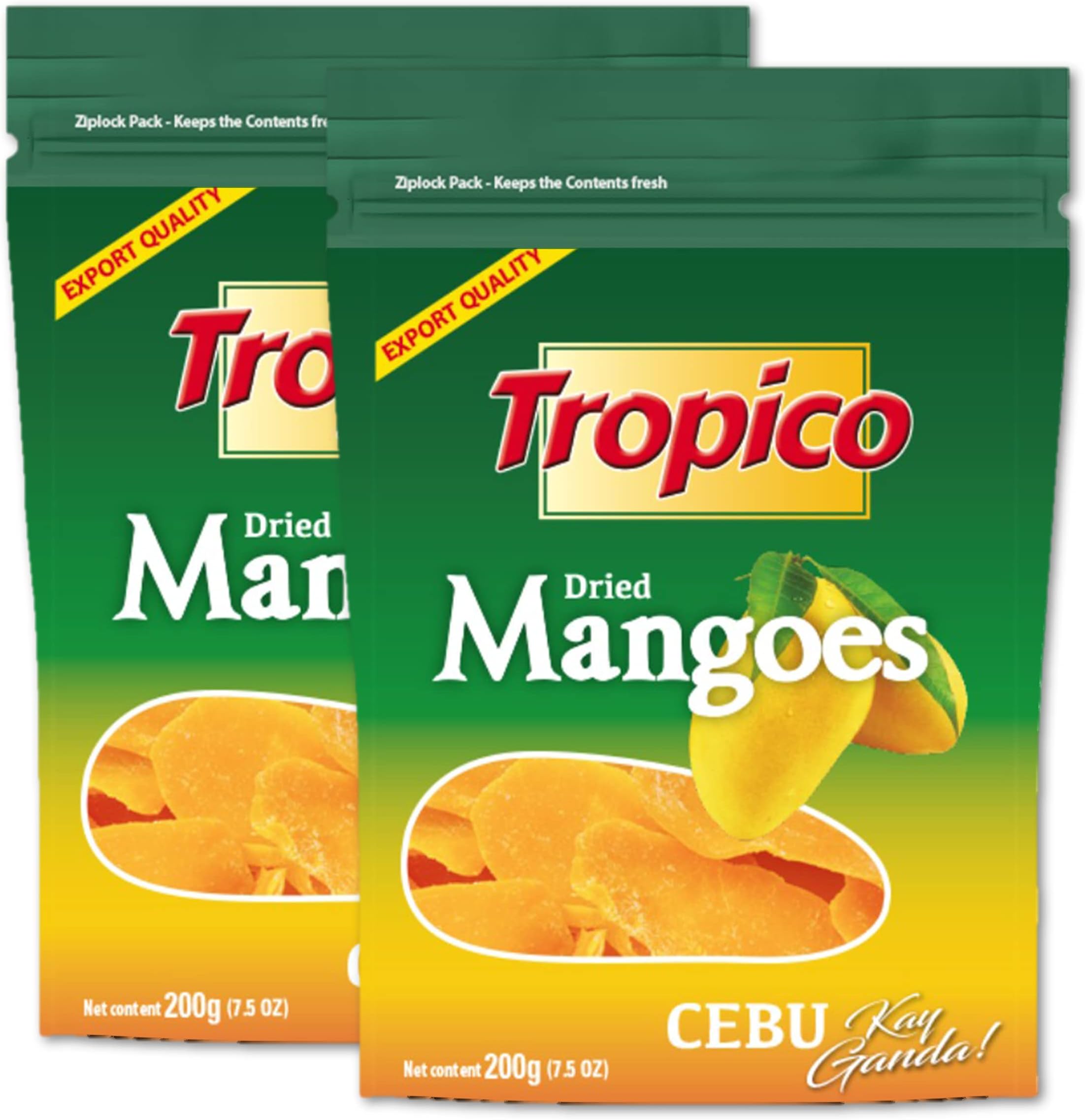 TropicoDried Mango, 200 gm Pack of 2