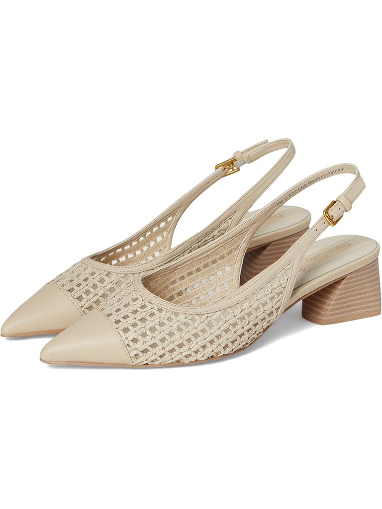 Beige Franco Sarto Racer9 Slingback Shoes