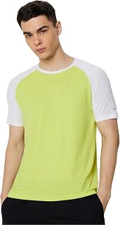 Symbol Premium Men's Solid Regular Fit Sports Stretch T-Shirt | Round Neck | Raglan Sleeve | Moisture-Wicking | Activewear... Price In India