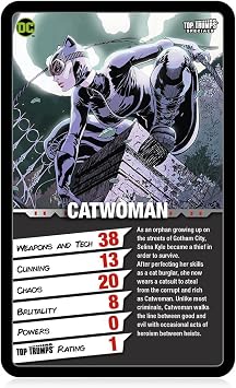 Top Trumps DC Comics Supervillains Special Card Game, play with Gotham’s iconic baddies from The Joker, Darkseid, Brainiac to Killer Frost and Harley Quinn, gift and toy for boys and girls aged 6+