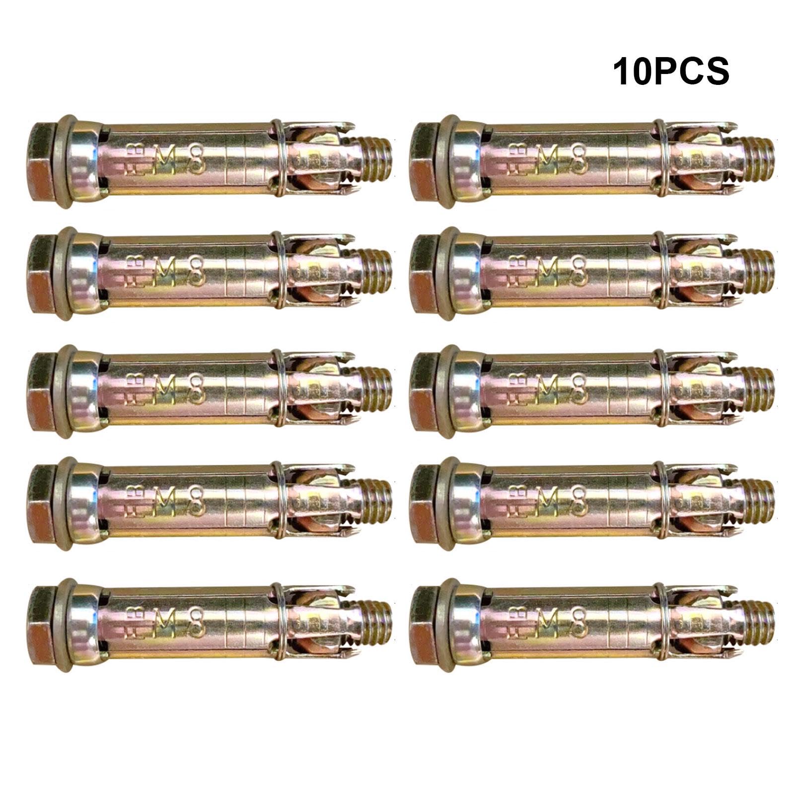 10 Pcs Anchor Bolts, 60mm M8 Hex Bolt Sleeve - Image 3