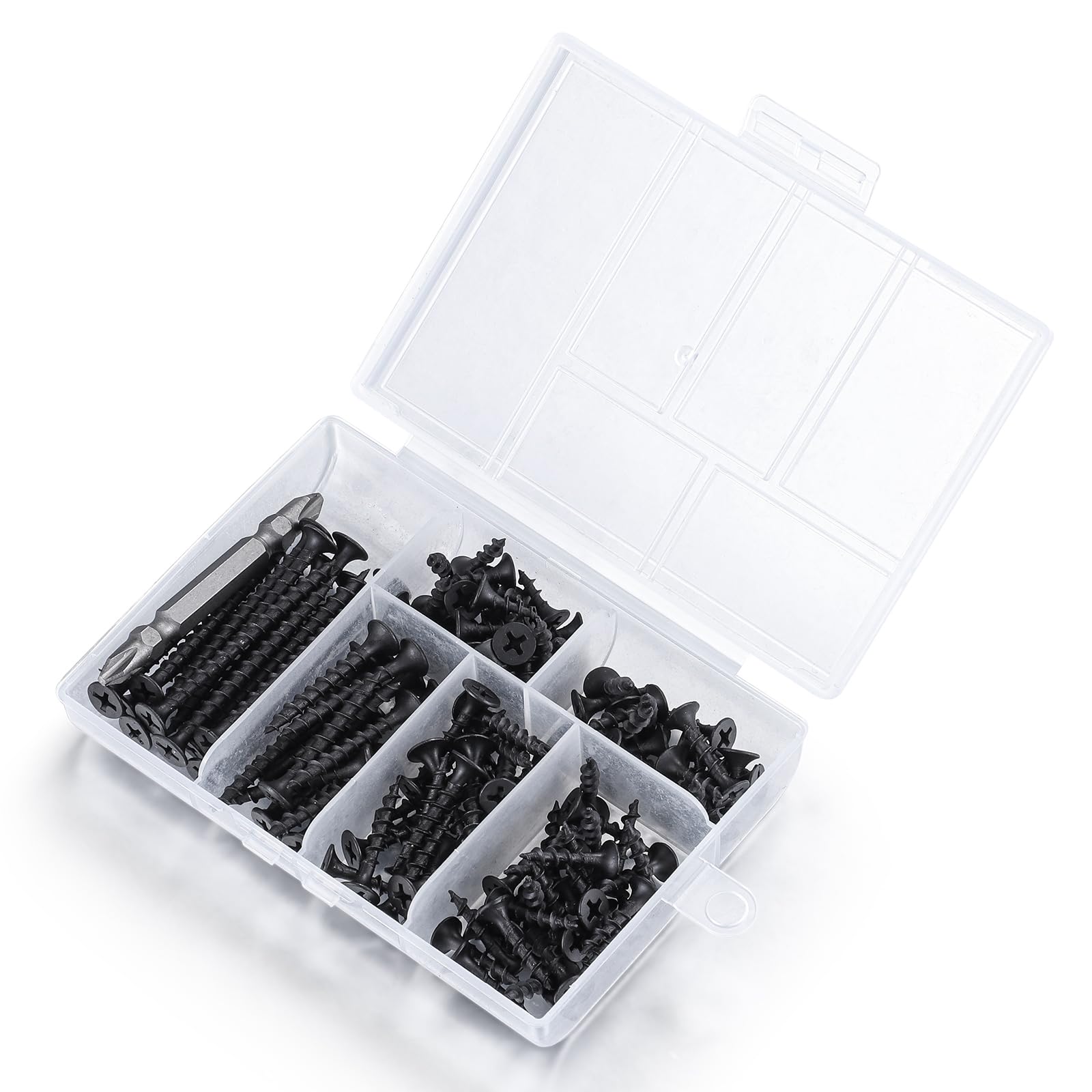 Wensilon #6 Drywall Screws - Black Fasteners Kit -6