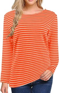 Amazon.com: Orange Striped Shirt