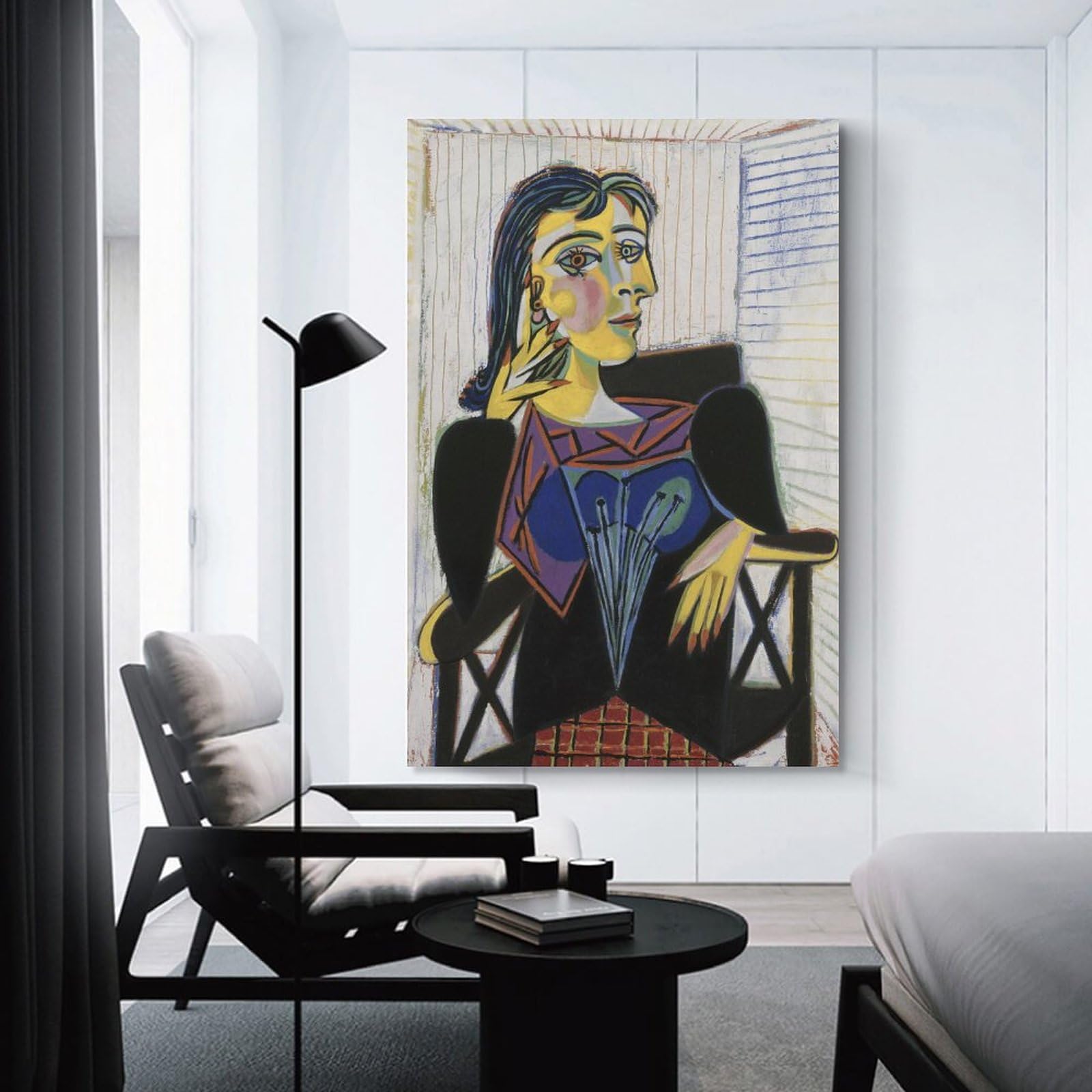 ドラ・マールの肖像 ピカソ 立体面白い額縁 3D 大