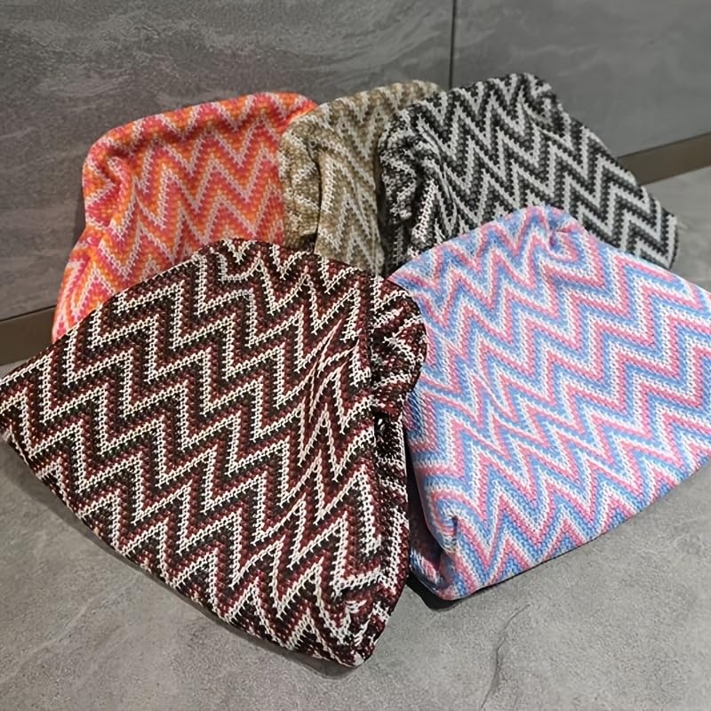 Boho Clutch Bag Knit Evening Party Clutch Purses Women Mini Handbag Beach 2025 Summer Fashion Trends Y2k Accessories (Black)4