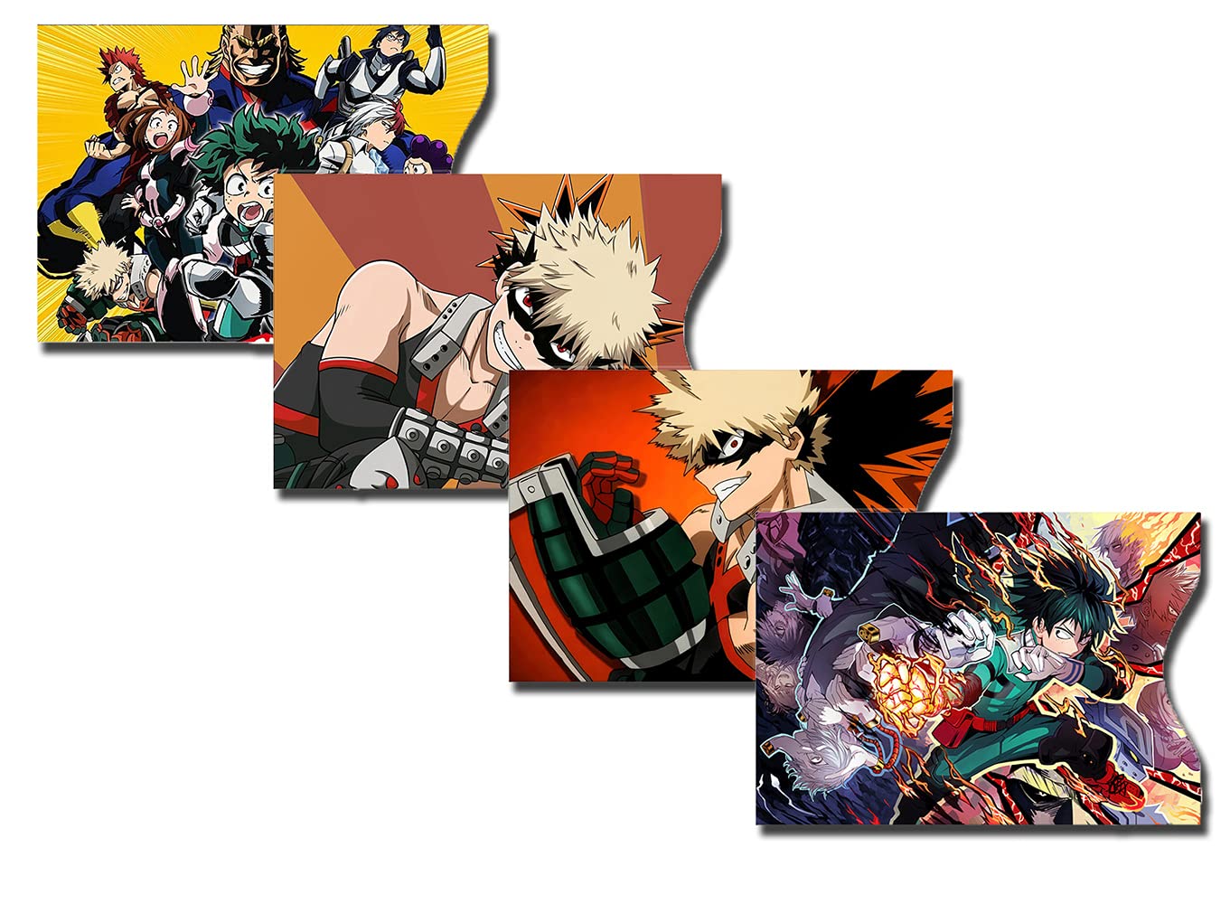 Amazon.com : RFID Blocking Sleeves by Personalise-My Hero Academia  5pcs-Credit Card Protector Holders Identity Theft Protection Secure Sleeves  for Credit Cards Waterproof Debit Cards Protective Sleeve : Office Products