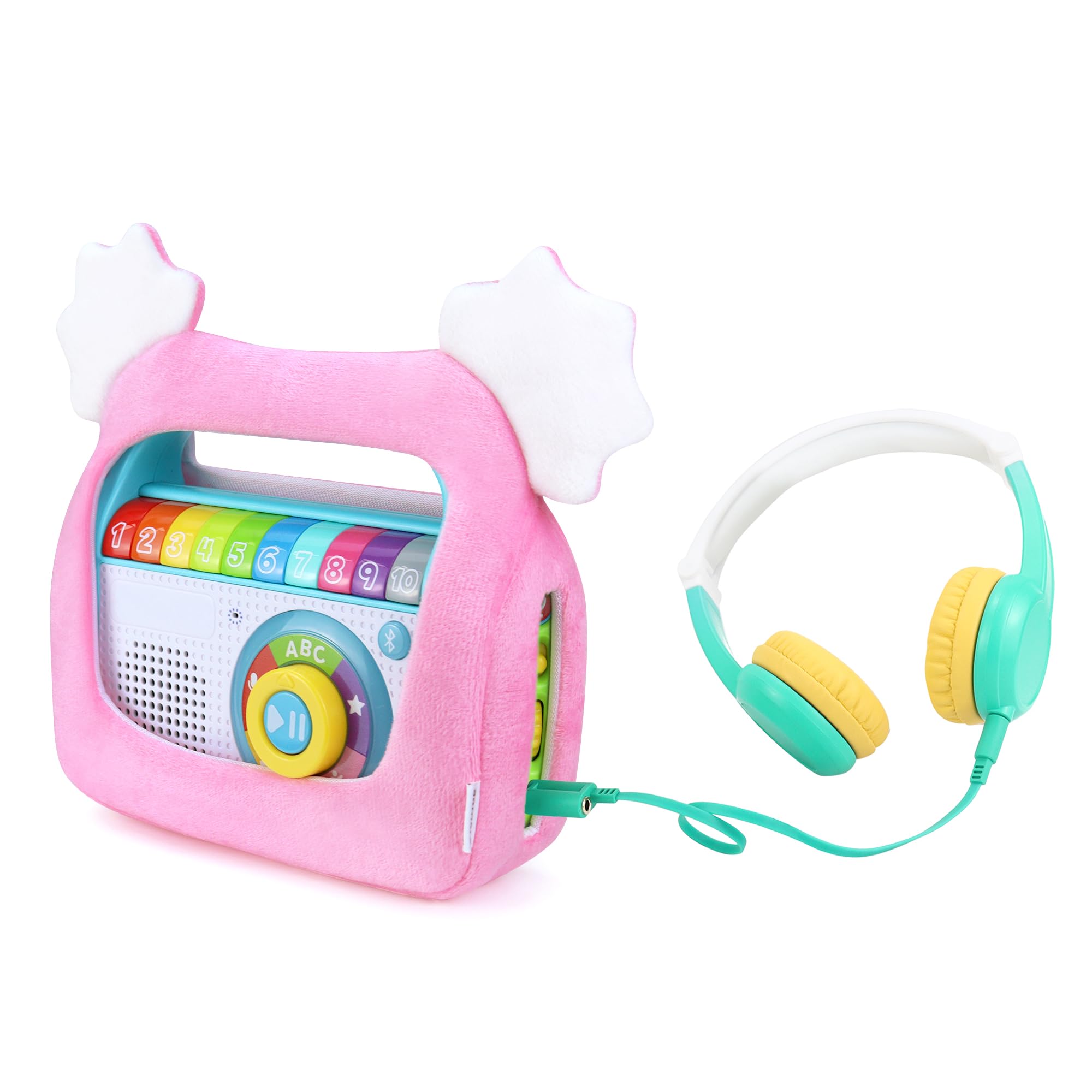 Concha Compatible con VTech Reproductor Musical que Graba, Canta y Baila, Manga para Radio Infantil con Bluetooth, Tapa para Grabadora, Rosado