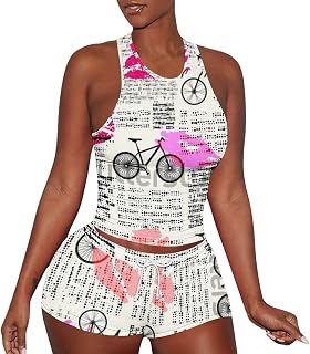 QWUVEDS 2 Piece Outfits for Women Summer Sleeveless Crop Top Tank High Waist Bodycon Yoga Solid Sweatsuits Tracksuits Casual Shorts Set Romper Cuddly Suit Women Two Piece