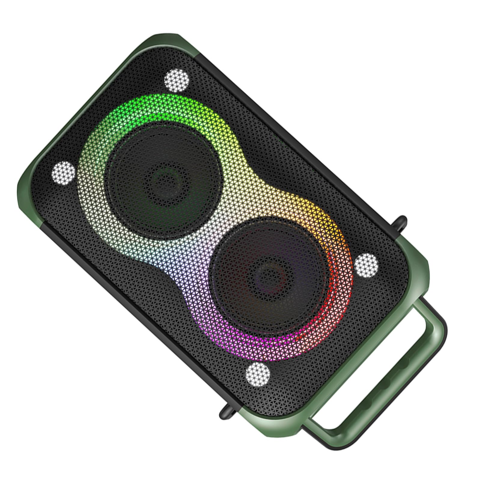 Custodia Portatile per Altoparlante Bluetooth Wireless per (GREEN)