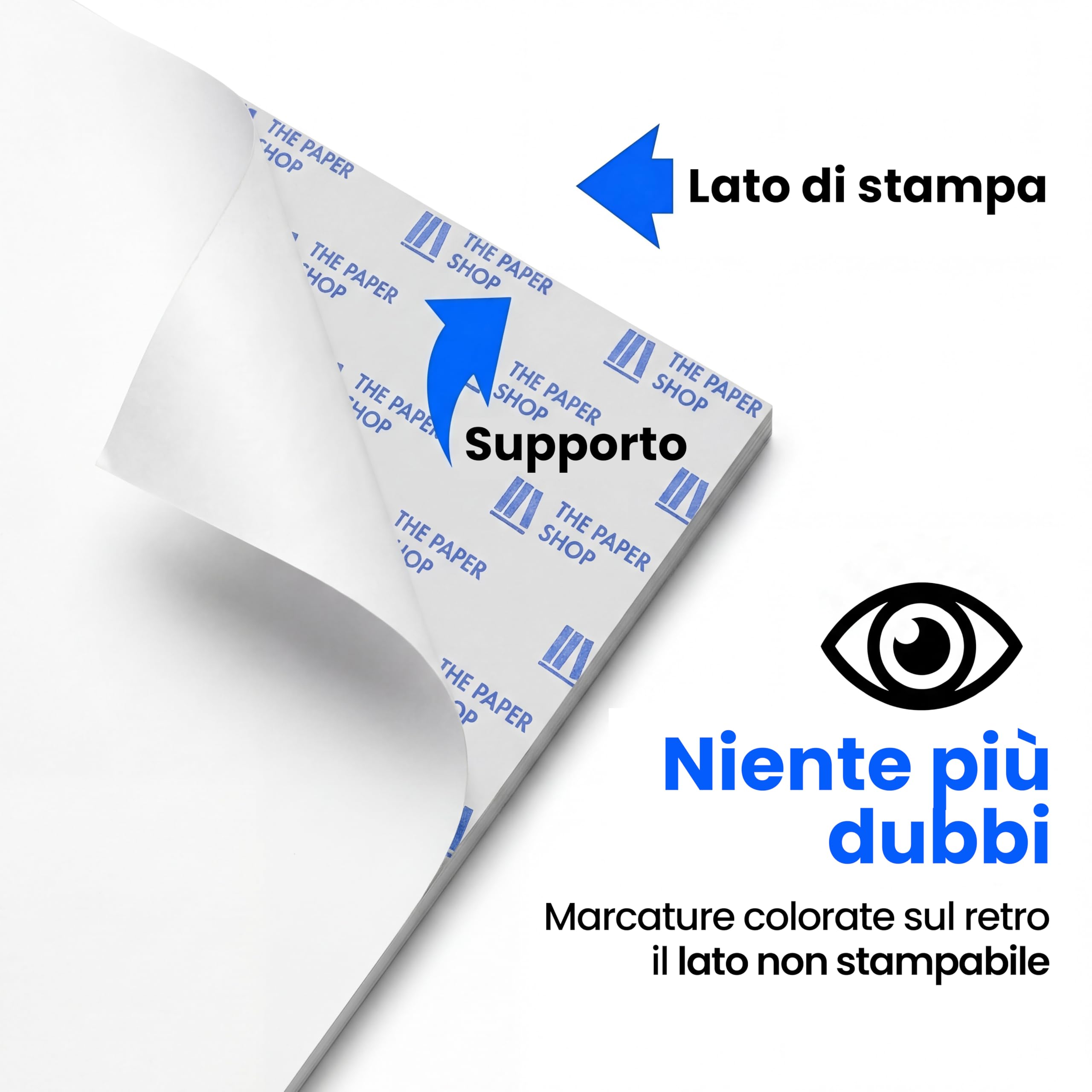 [2000 etichette] Etichette autoadesive bianche adesive per stampante A4, 4 per foglio | Stampante A6 adesive 4 per foglio A4 etichette per indirizzo | Etichette per stampante laser 4 per foglio (2000)