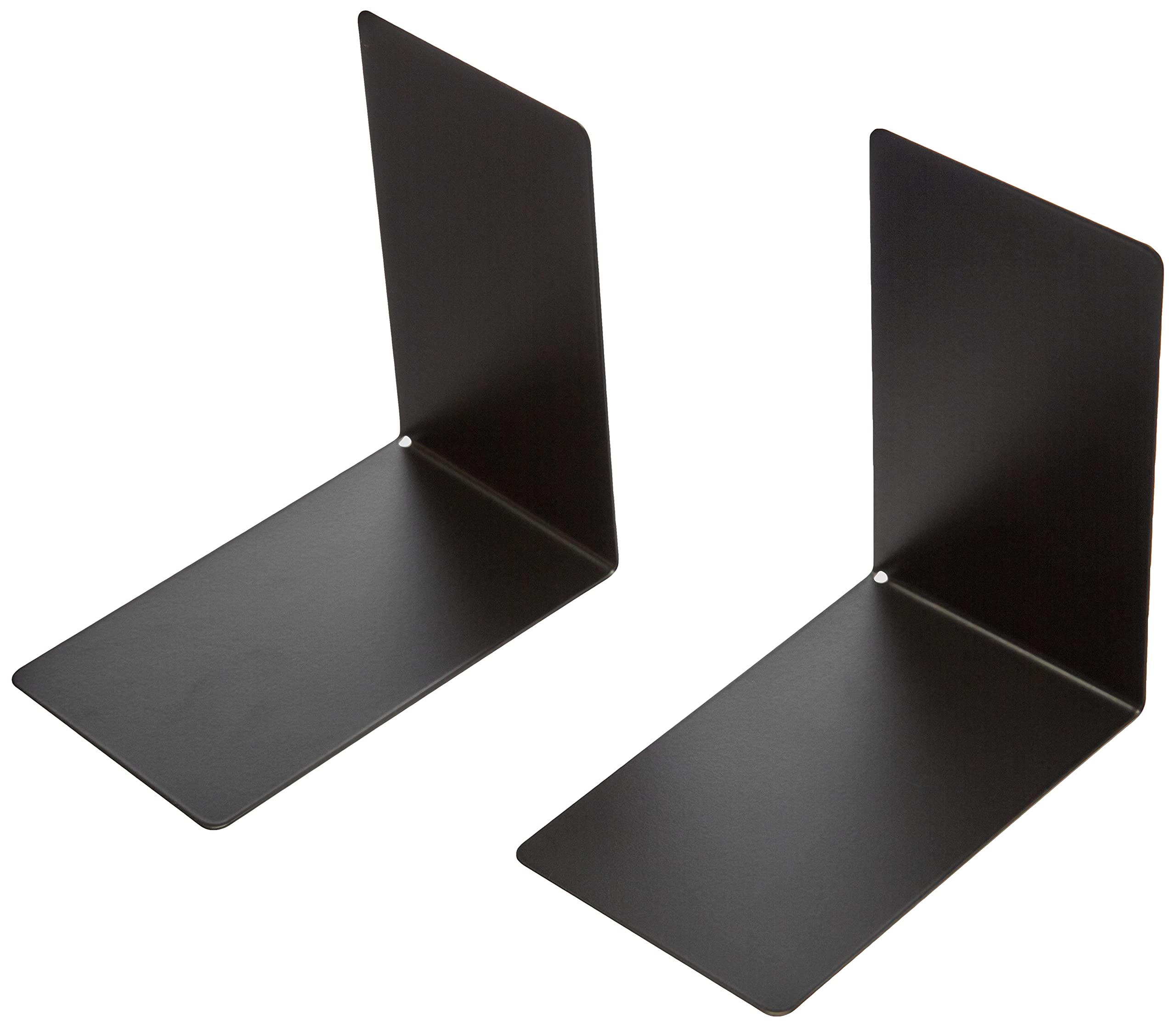 Alco 4301-11 - Juego de 2 sujetalibros de metal (85 x 140 x 140 mm), color negro