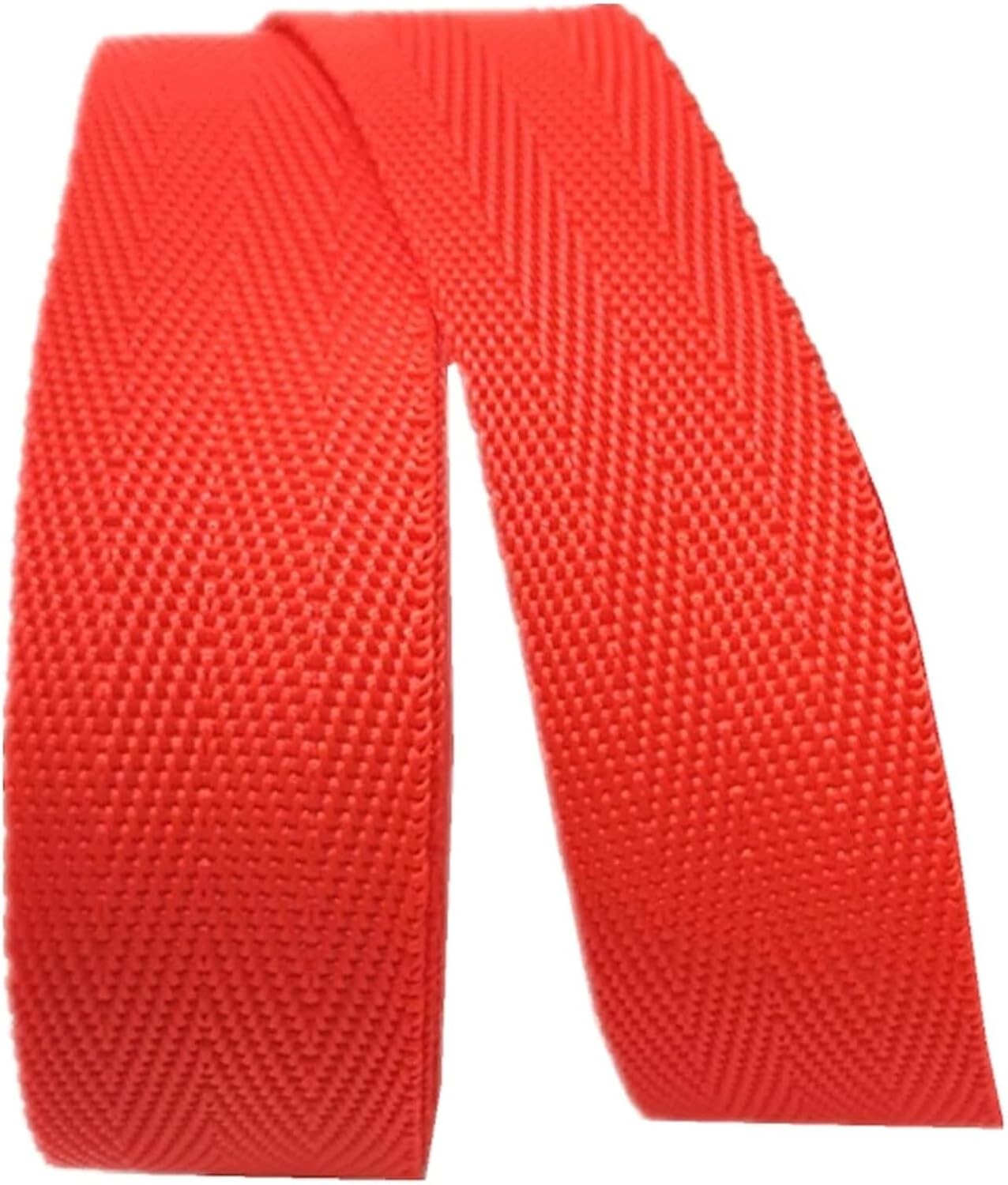 Cotton Webbing,Cotton Bag Strapping, Polypropylene Webbing Strap Tape 38mm for Upholstery DIY Craft Dog Collar Tow Ropes Luggage Belt Bag Backpack Strapping Outdoor Climbing ( Color : Red , ( Color :