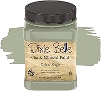 Vista 48 de Dixie Belle Paint Company - Pintura con acabado de tiza para muebles, color blanco lino (Drop Cloth), 8 fl oz, pintura mineral color blanco lino mate
