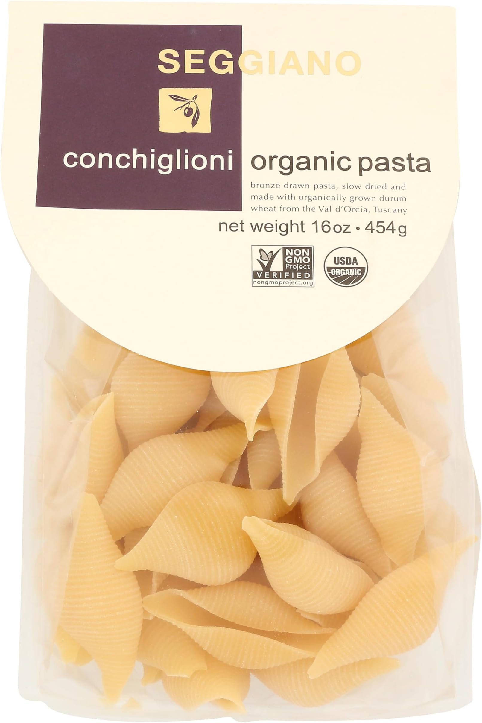 Seggiano, Organic Conchiglioni, 16 oz