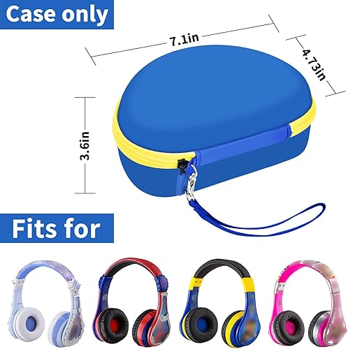 Miniatura 7 de Funda compatible con auriculares portátiles inalámbricos Bluetooth eKids, para niños y niños pequeños, bolsa de almacenamiento también se adapta a