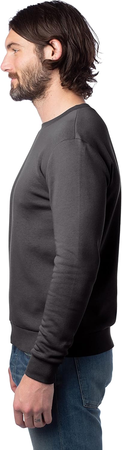 Alternative Men's Sweatshirt, Eco-Cozy Pullover Lightweight Fleece Crewneck - Image 3