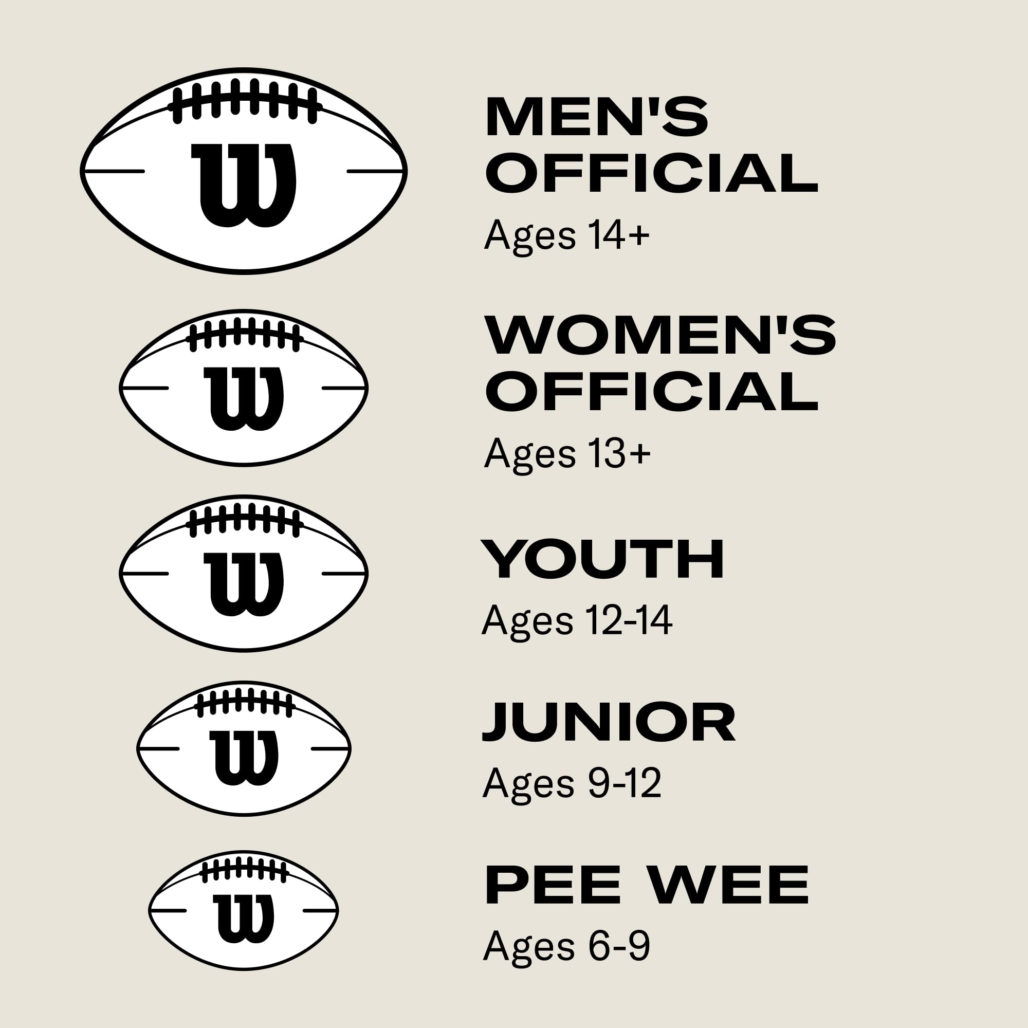 WILSON GST SpeedSkin Heir, Ballon de Football, Fabriqué avec Un Revêtement en Cuir SpeedSkin et Lacets de Précision, Taille Officielle pour Femme, Couleur Marron, Taille Enfant