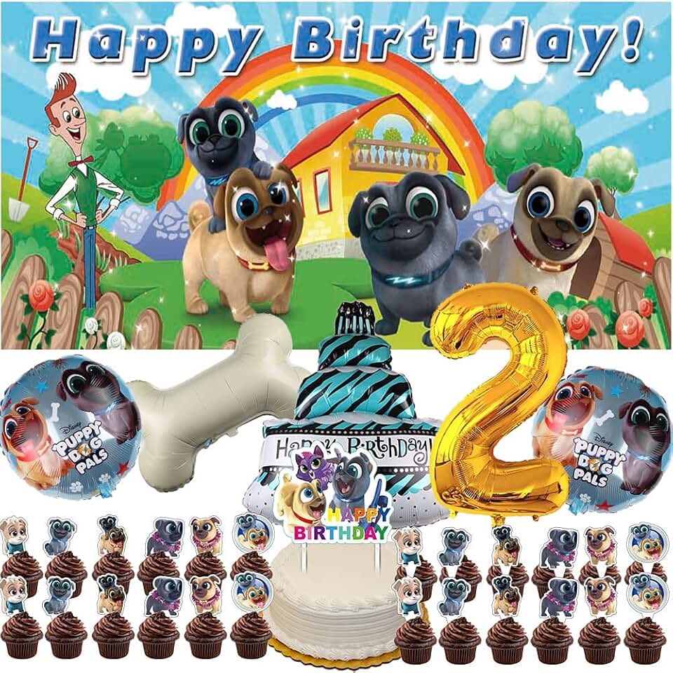 puppy dog pals birthday party decorations