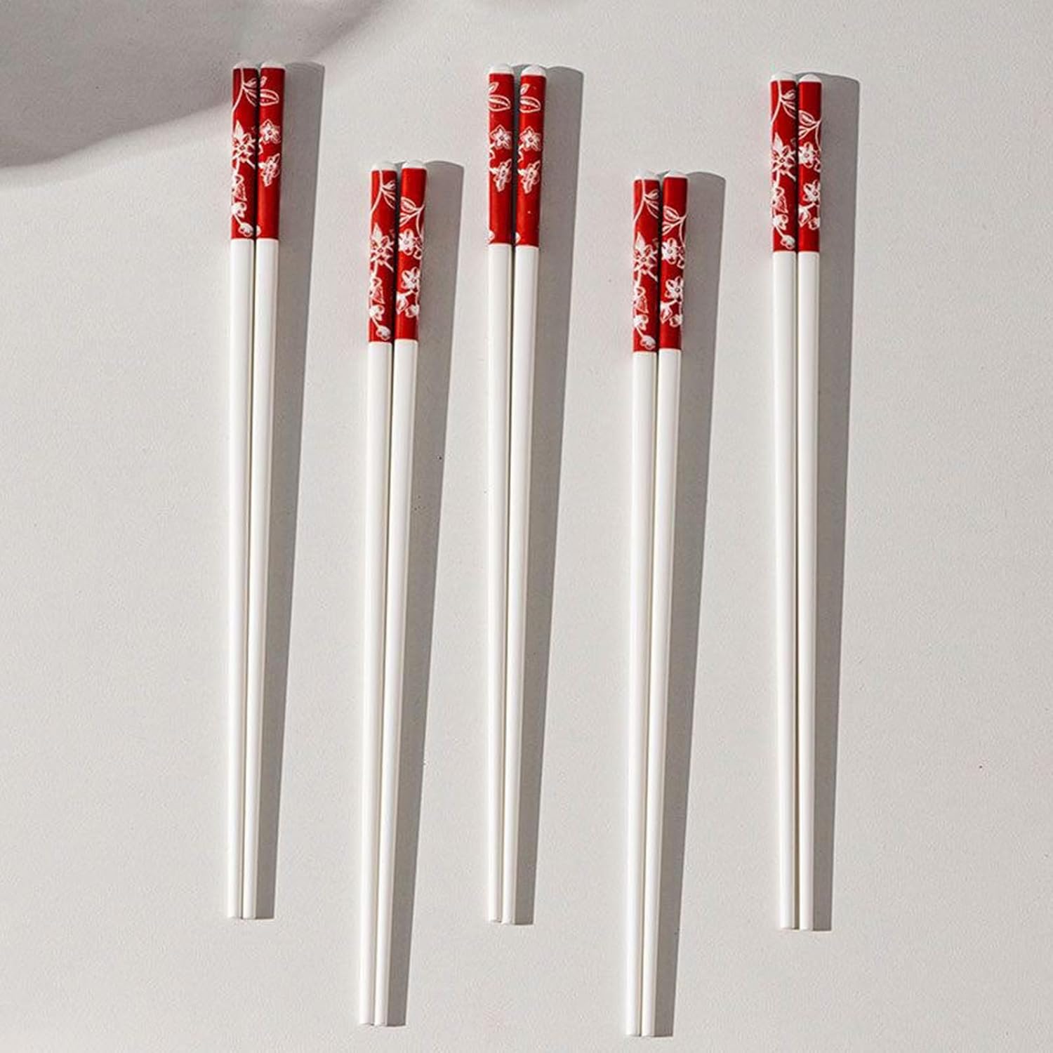 6 Pairs Ceramic Chopsticks Kitchen Tool China Non-slip Ceramic Tableware
