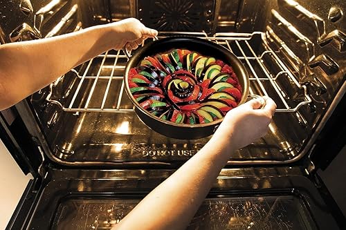 Miniatura 6 de Vasconia Juego de utensilios de cocina de aluminio de 11 piezas, ollas y sartenes antiadherentes con tapas, lavavajillas, horno hasta 475 F