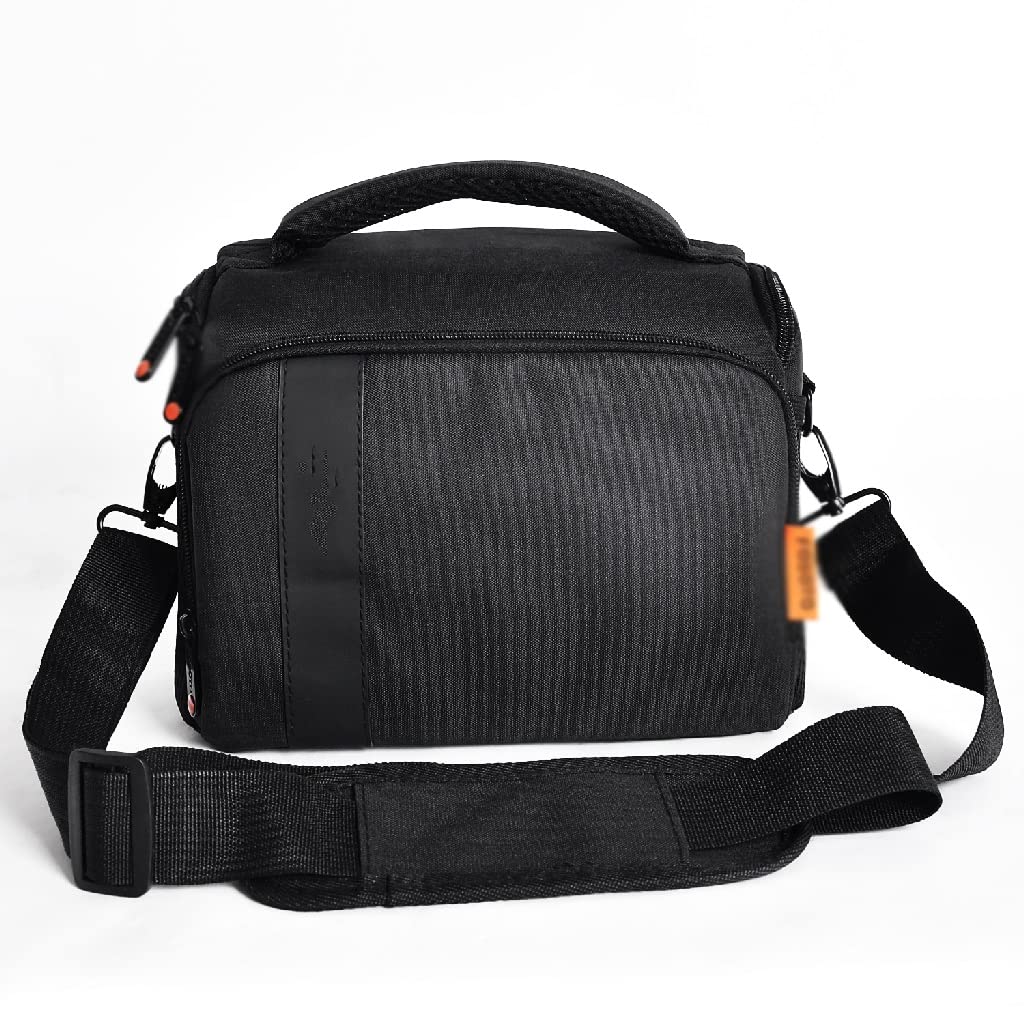 Sac photo rembourré avec compartiments modulables pour objectif