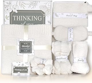 JOOJA Birthday Get Well Soon Cozy Gift Basket Care Package for Women wit...