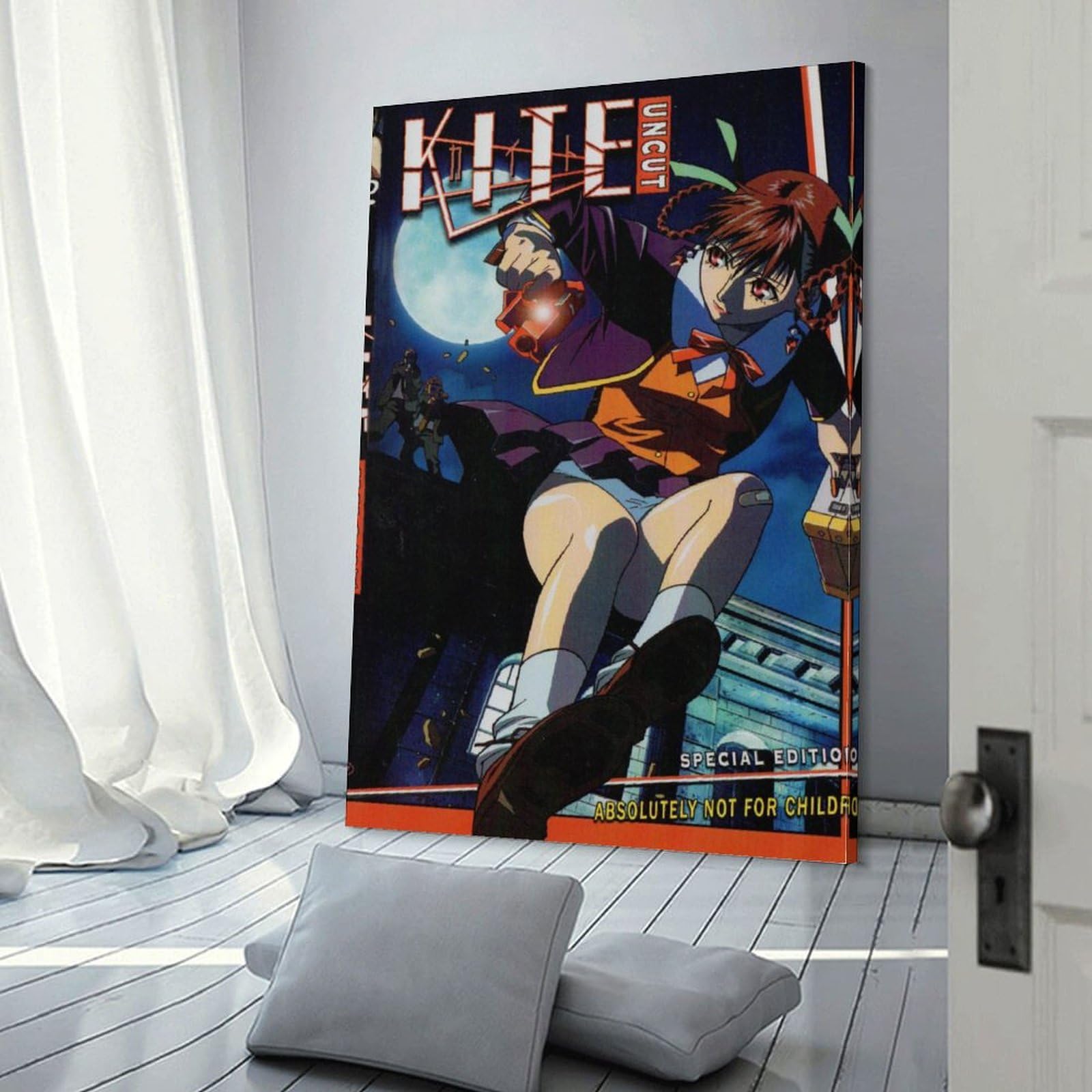 Amazon.com: Kite 1998 Japanese Anime Poster Canvas Wall Art